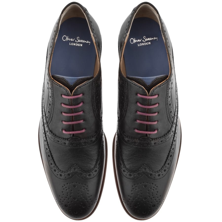 Alternative Image for ProductSweeney London Fellbeck Brogue Shoes Black3